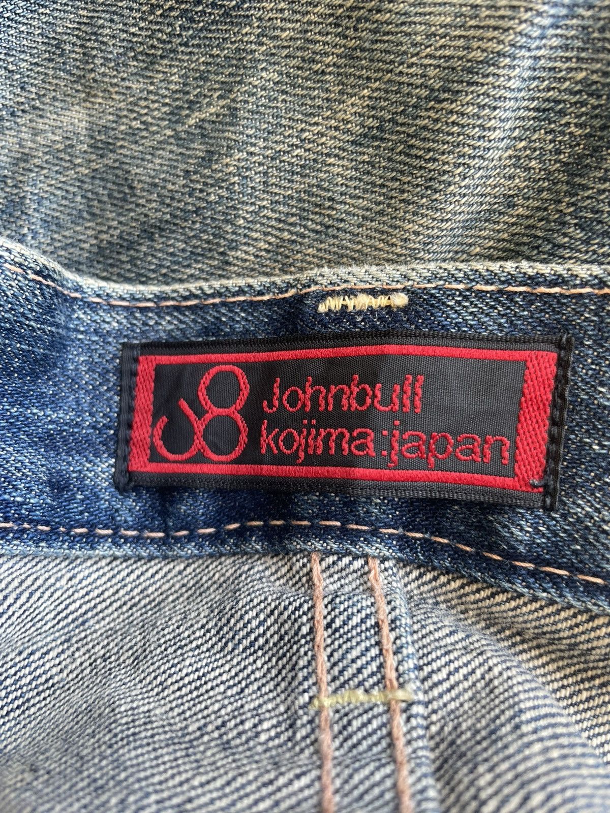Japanese Brand × Johnbull Vintage Johnbull Kojima Japan Bush Pant Aging Distresed Size US 35 - 13 Thumbnail