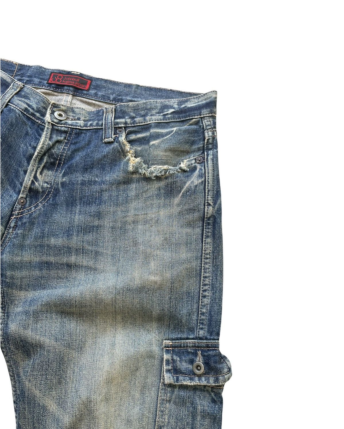 Japanese Brand × Johnbull Vintage Johnbull Kojima Japan Bush Pant Aging Distresed Size US 35 - 5 Thumbnail