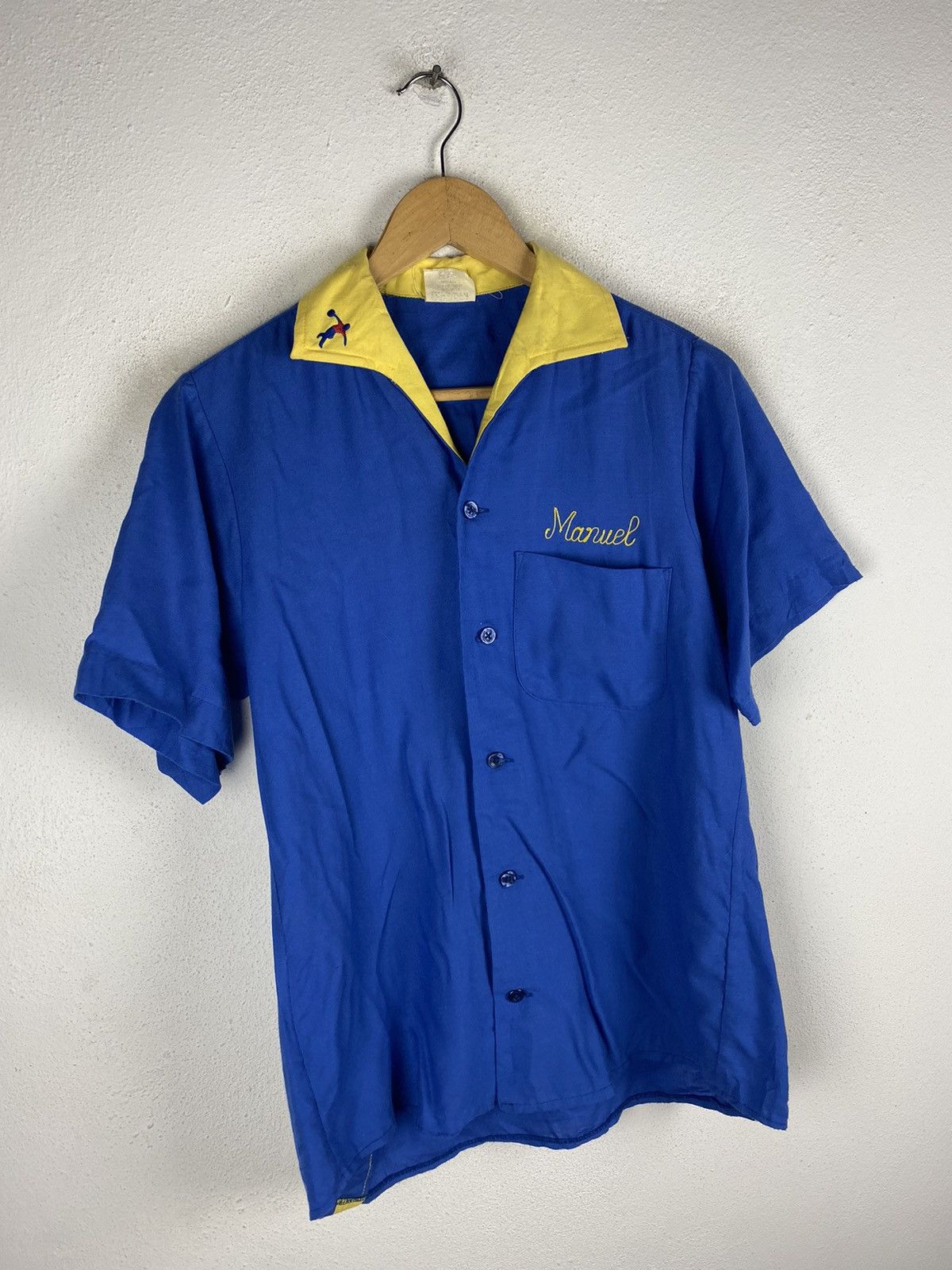 Vintage VINTAGE BOWLING BUTTON UPS SHIRTS MADE IN USA RAYON FABRIC Size US M / EU 48-50 / 2 - 7 Thumbnail