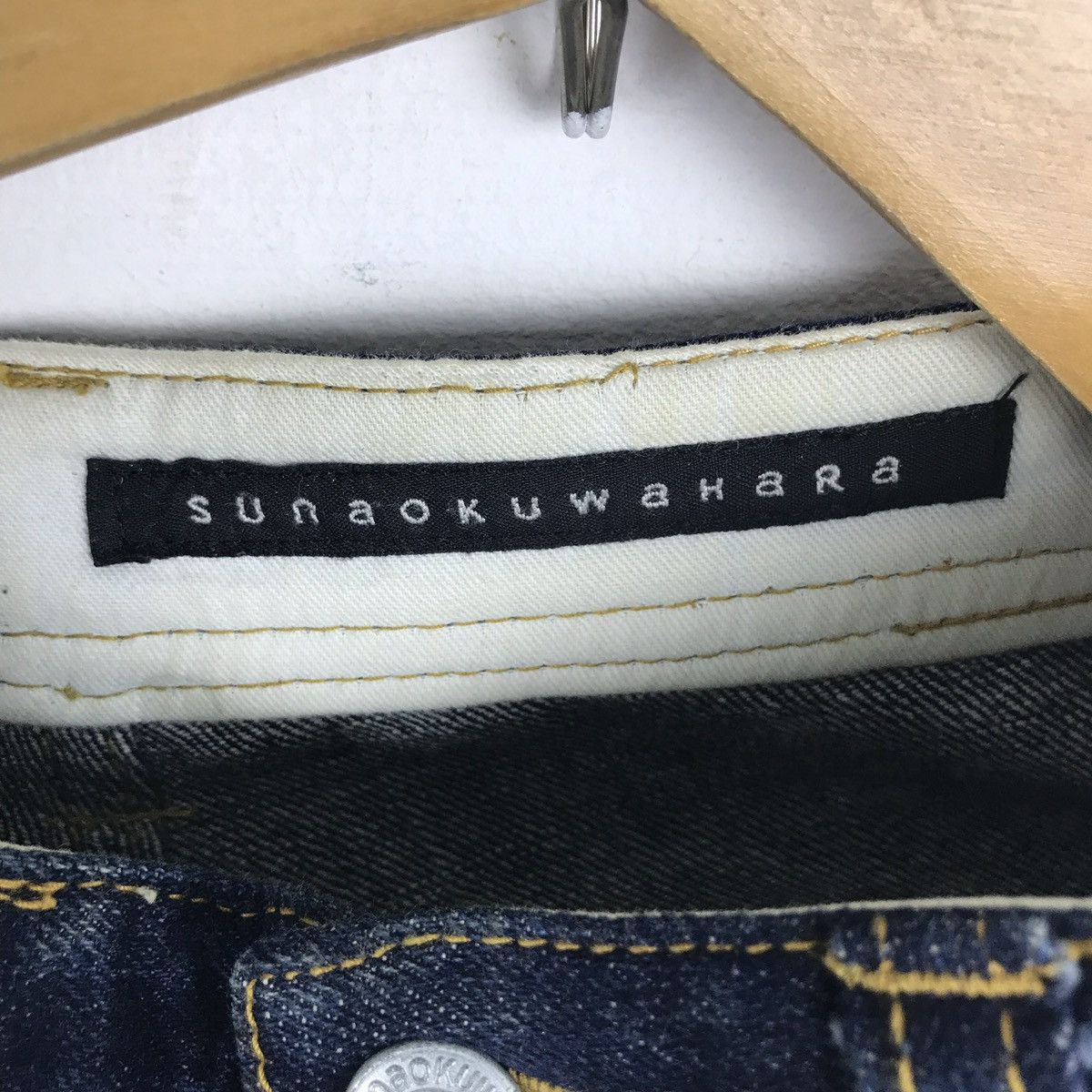 Issey Miyake Sunaokuwahara Denim Pants Issey Miyake Japan Designer IS Size US 30 / EU 46 - 4 Thumbnail