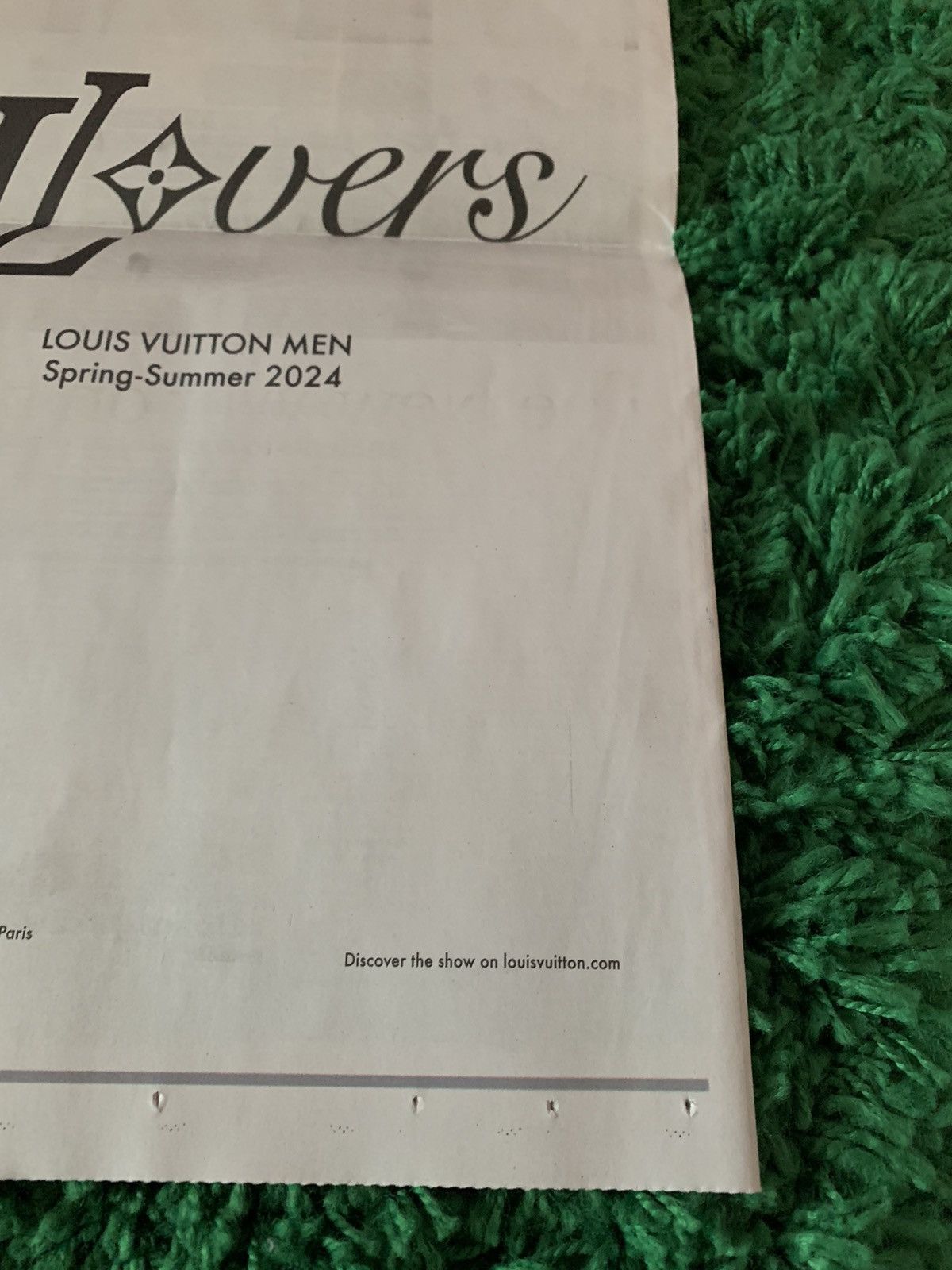 Louis Vuitton × Pharrell Pharrell Lovers NY times newspaper page debut show LV Size ONE SIZE - 4 Thumbnail