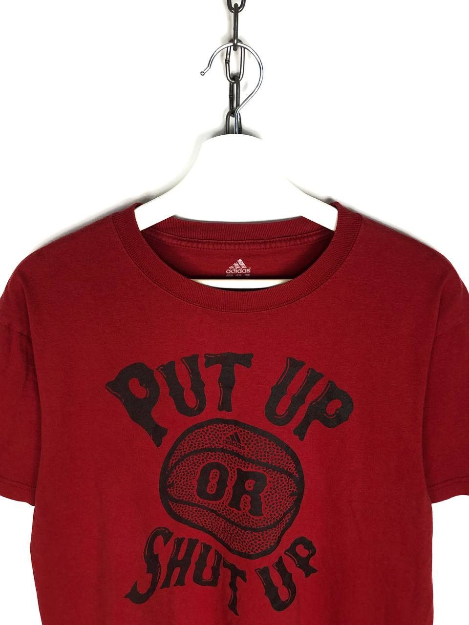 Adidas Adidas Basketball T-Shirt Big Print Red Tee size L Size US L / EU 52-54 / 3 - 2 Thumbnail