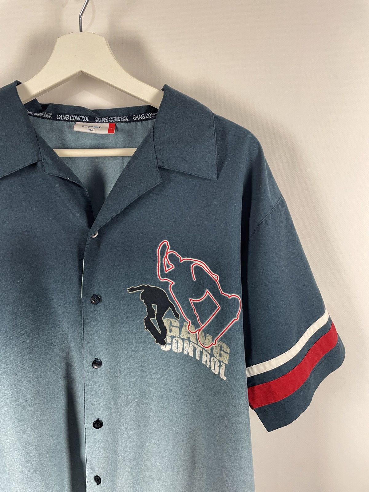 Vintage Vintage 90's Beat Wear Skateboard Gang Control Shirt OG Size US L / EU 52-54 / 3 - 2 Thumbnail