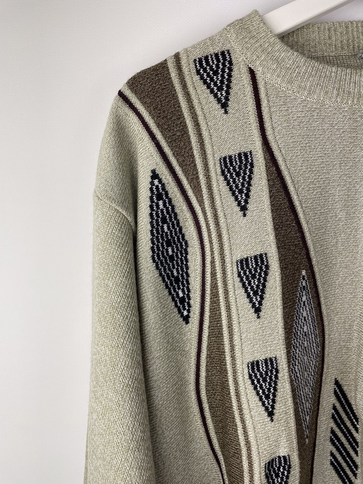 Japanese Brand Vintage New Tex 3D Knit Ornament Style Sweater Pullover Size US XL / EU 56 / 4 - 5 Thumbnail