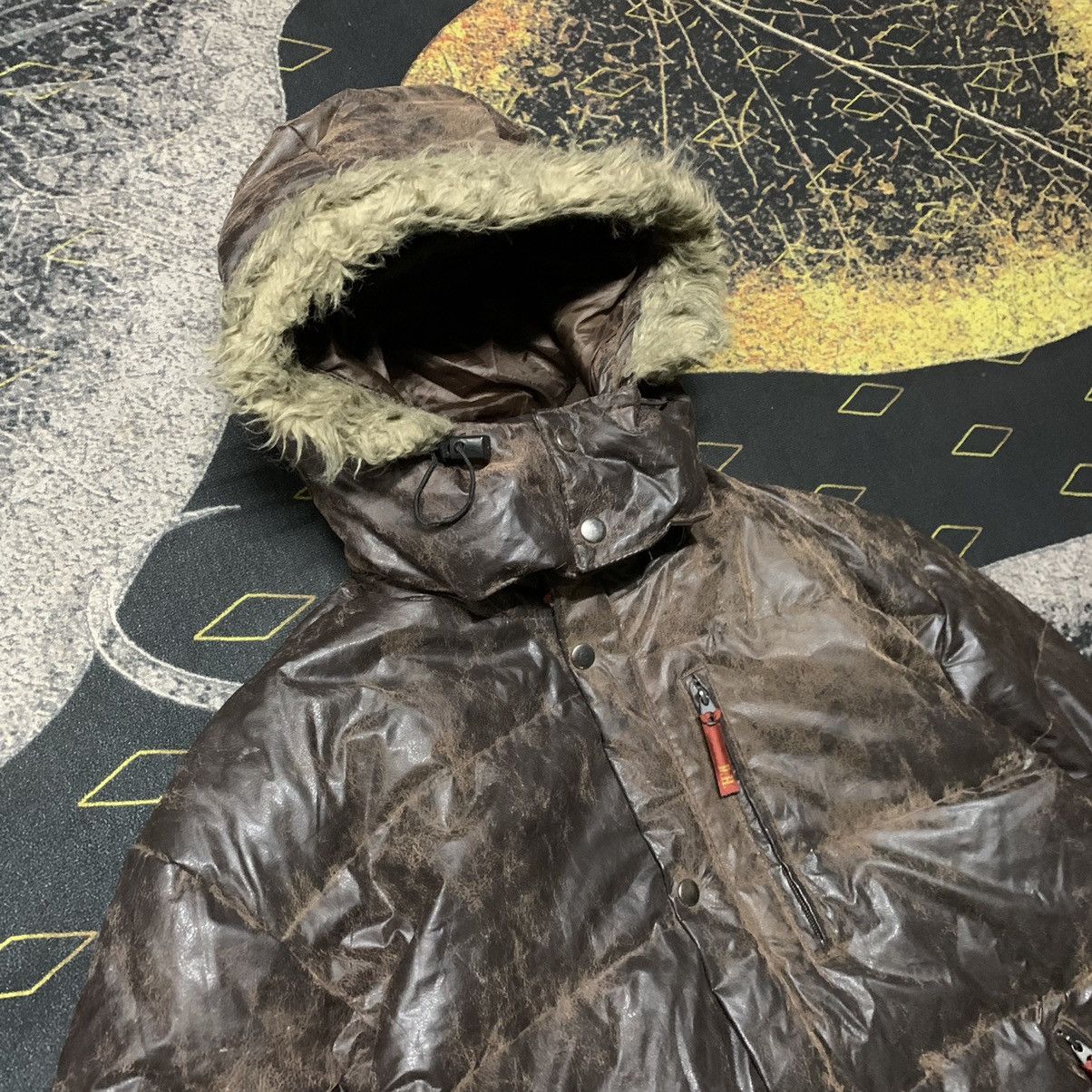 If Six Was Nine × Japanese Brand × Vintage ✨Vintage Dog House Detachable Fur Hooded Down Jacket Size US M / EU 48-50 / 2 - 6 Thumbnail