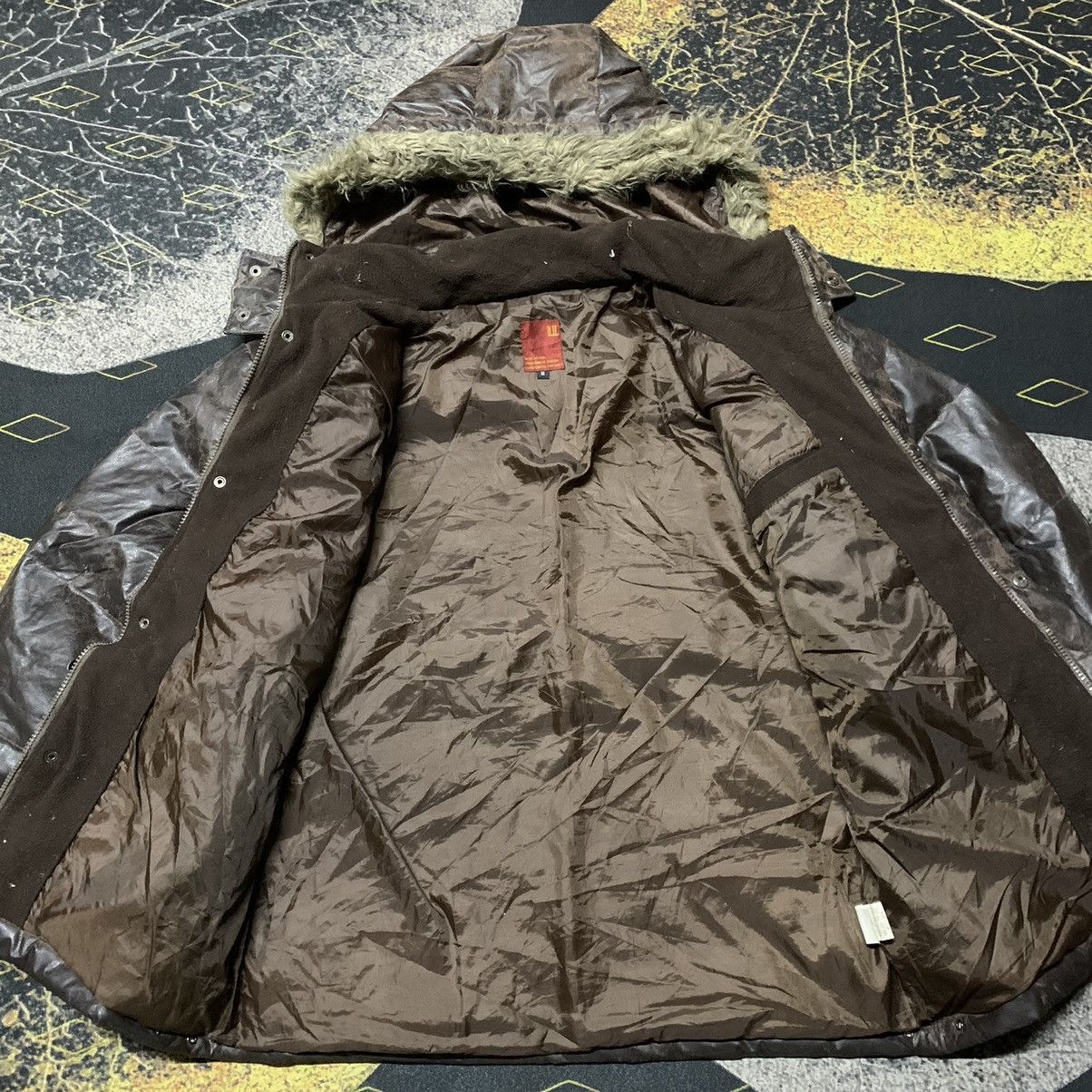 If Six Was Nine × Japanese Brand × Vintage ✨Vintage Dog House Detachable Fur Hooded Down Jacket Size US M / EU 48-50 / 2 - 13 Thumbnail