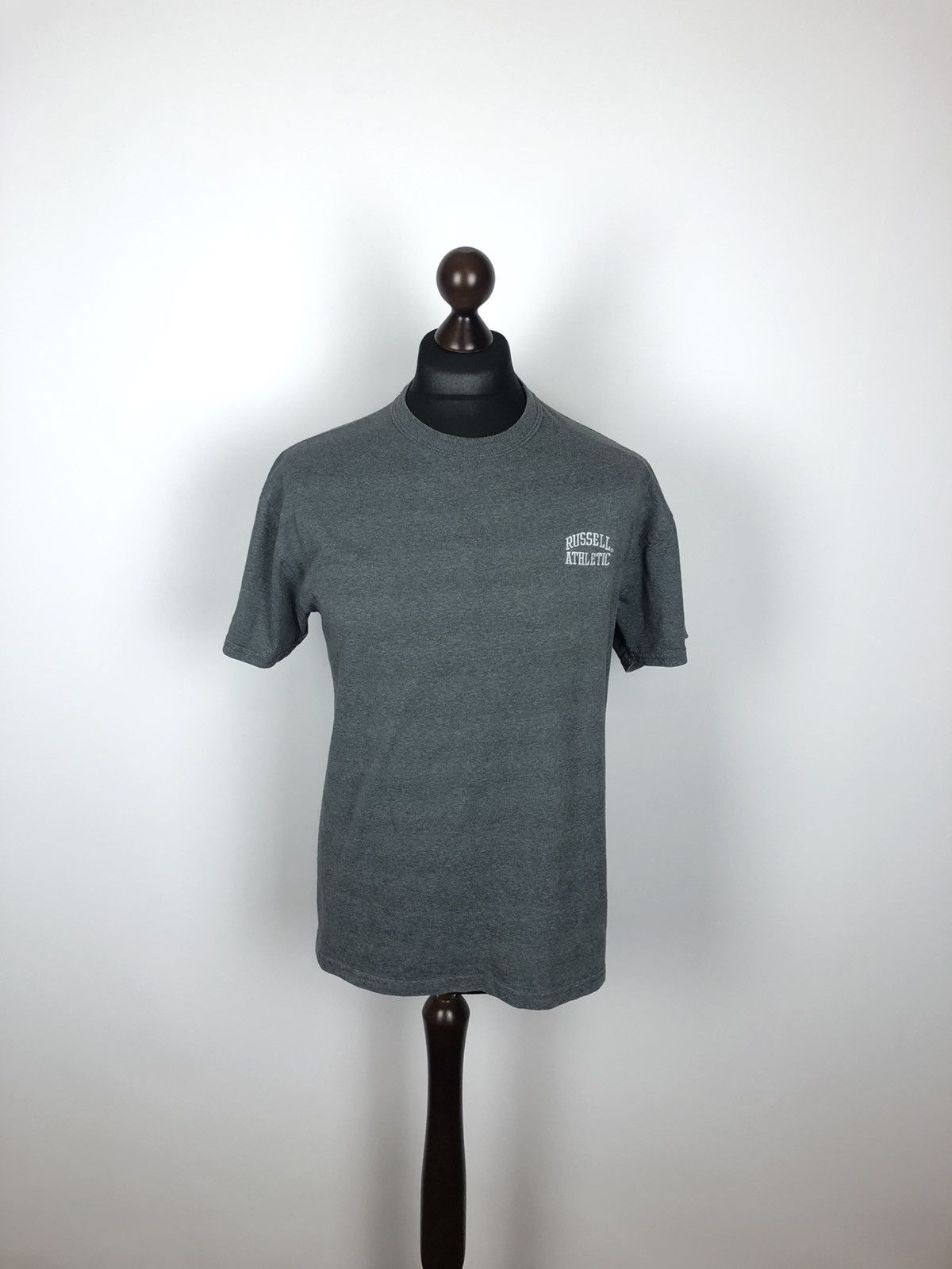 Russell Athletic Vintage 90s Russel Athletic Crewneck T-Shirt Grey M Size US M / EU 48-50 / 2 - 2 Thumbnail