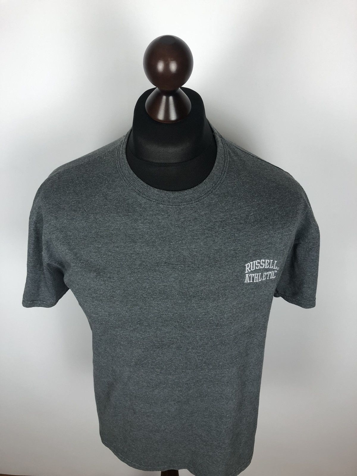 Russell Athletic Vintage 90s Russel Athletic Crewneck T-Shirt Grey M Size US M / EU 48-50 / 2 - 3 Thumbnail