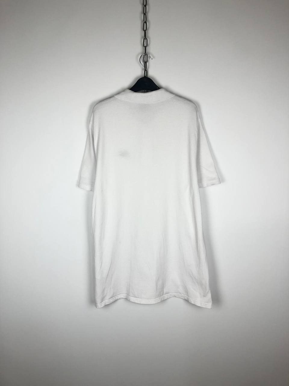 Nike Nike Basic Polo T-Shirt Embroidered Spellout Logo White XL Size US XL / EU 56 / 4 - 6 Thumbnail