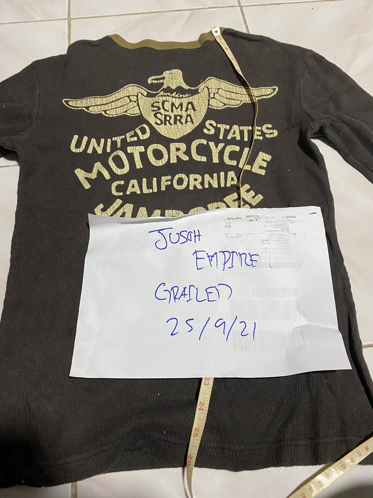 Japanese Brand UNITED STATES MOTORCYCLE JAMBOREE LONG SLEEVE SHIRTS Size US S / EU 44-46 / 1 - 11 Thumbnail