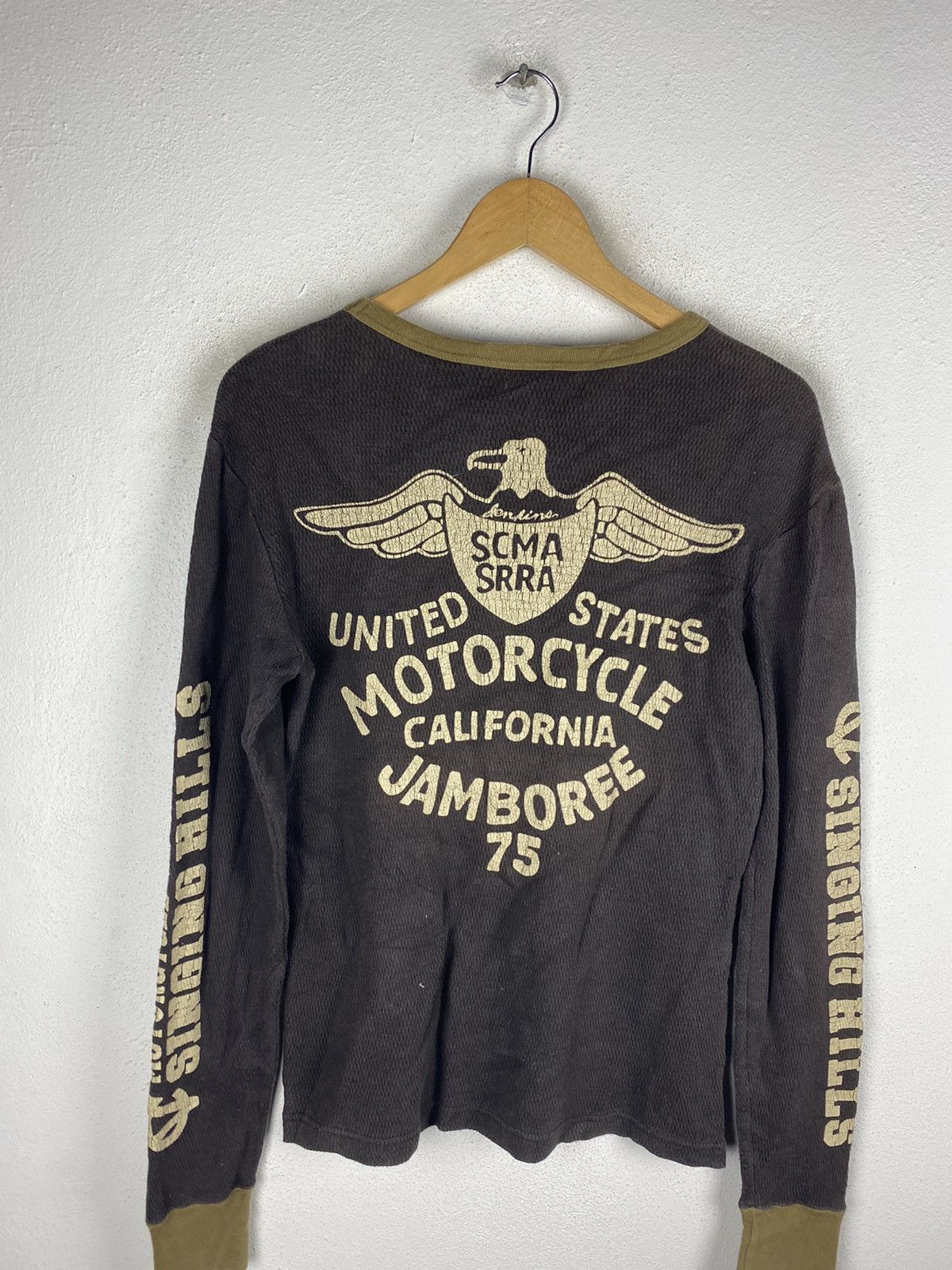 Japanese Brand UNITED STATES MOTORCYCLE JAMBOREE LONG SLEEVE SHIRTS Size US S / EU 44-46 / 1 - 8 Thumbnail