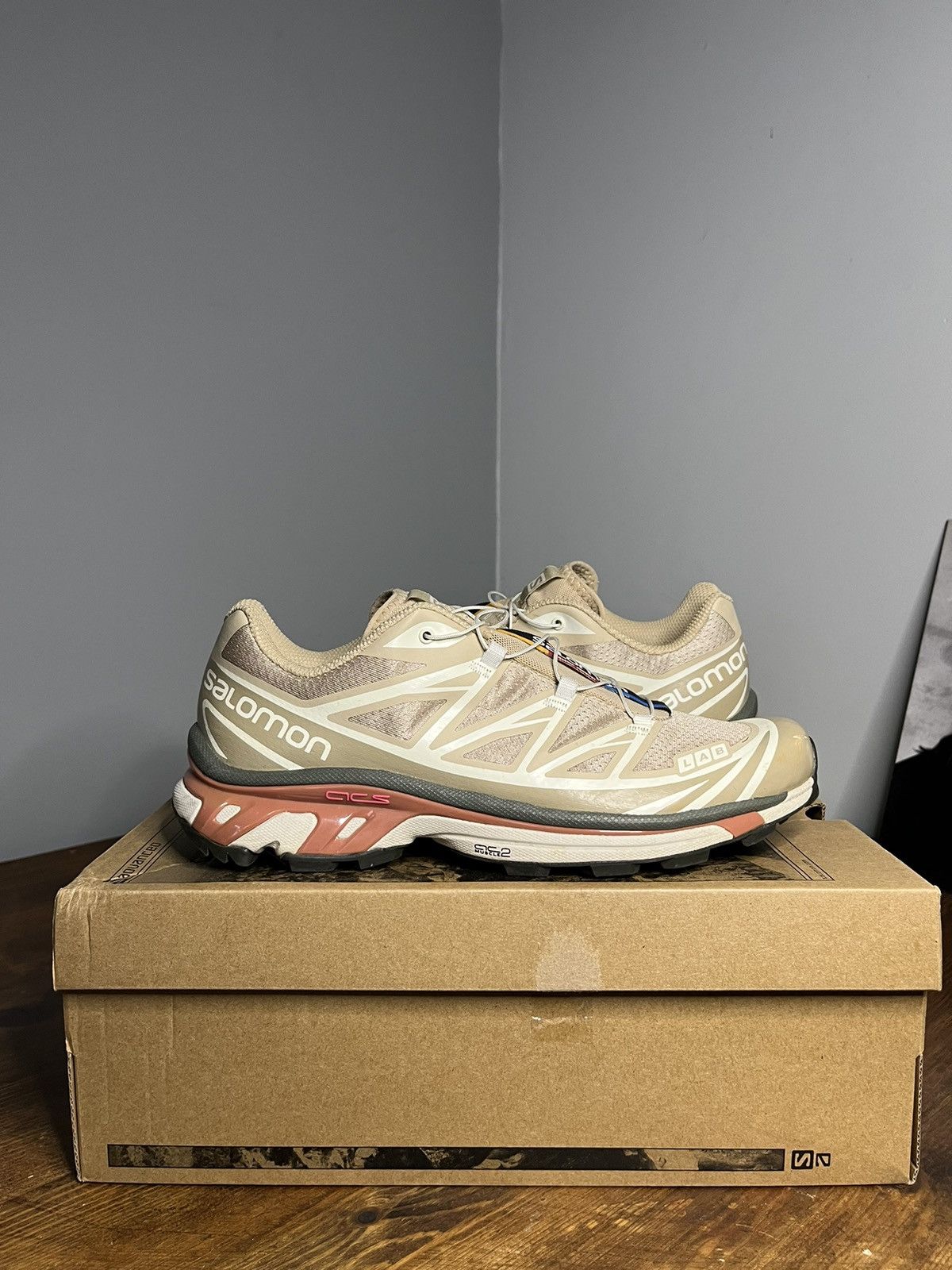 Salomon Salomon XT- 6 Safari Vintage Khaki Sneakers | Grailed