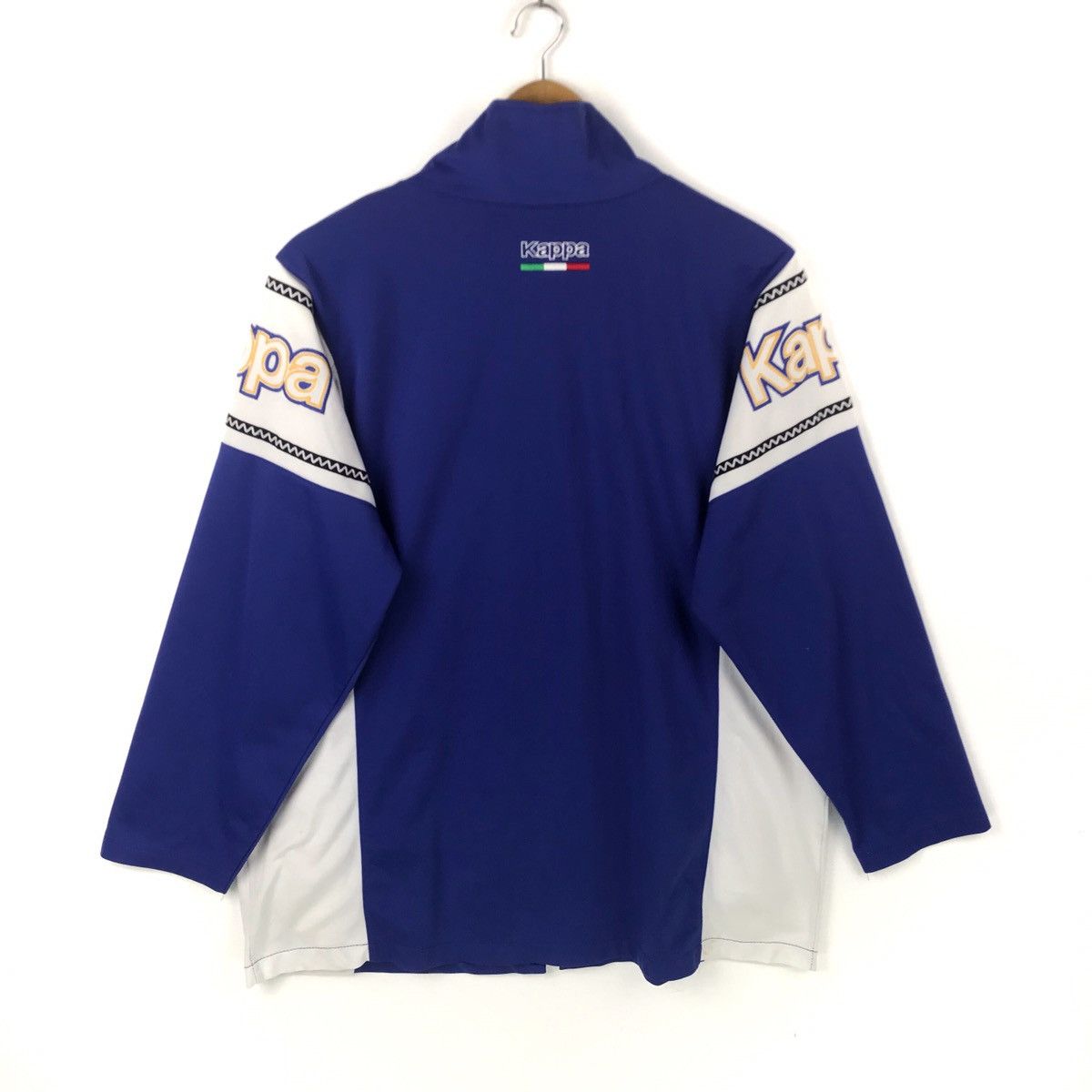 Kappa Vintage 90s Kappa Jacket Spellout Embroidery Zipper Sweater Size US L / EU 52-54 / 3 - 3 Thumbnail