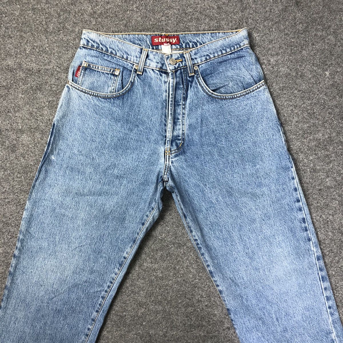 90s OLD STUSSY Denim Pants Made in USA