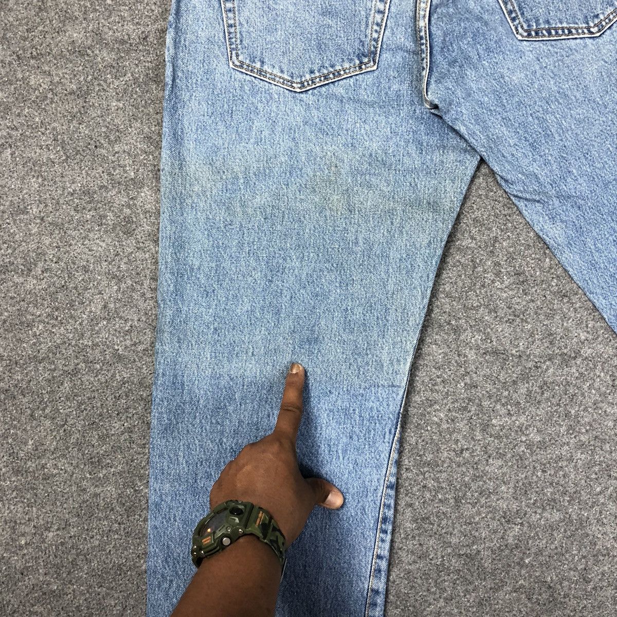 Stussy Vintage 90s STUSSY Made in Usa Baggy Jeans Size US 30 / EU 46 - 13 Thumbnail