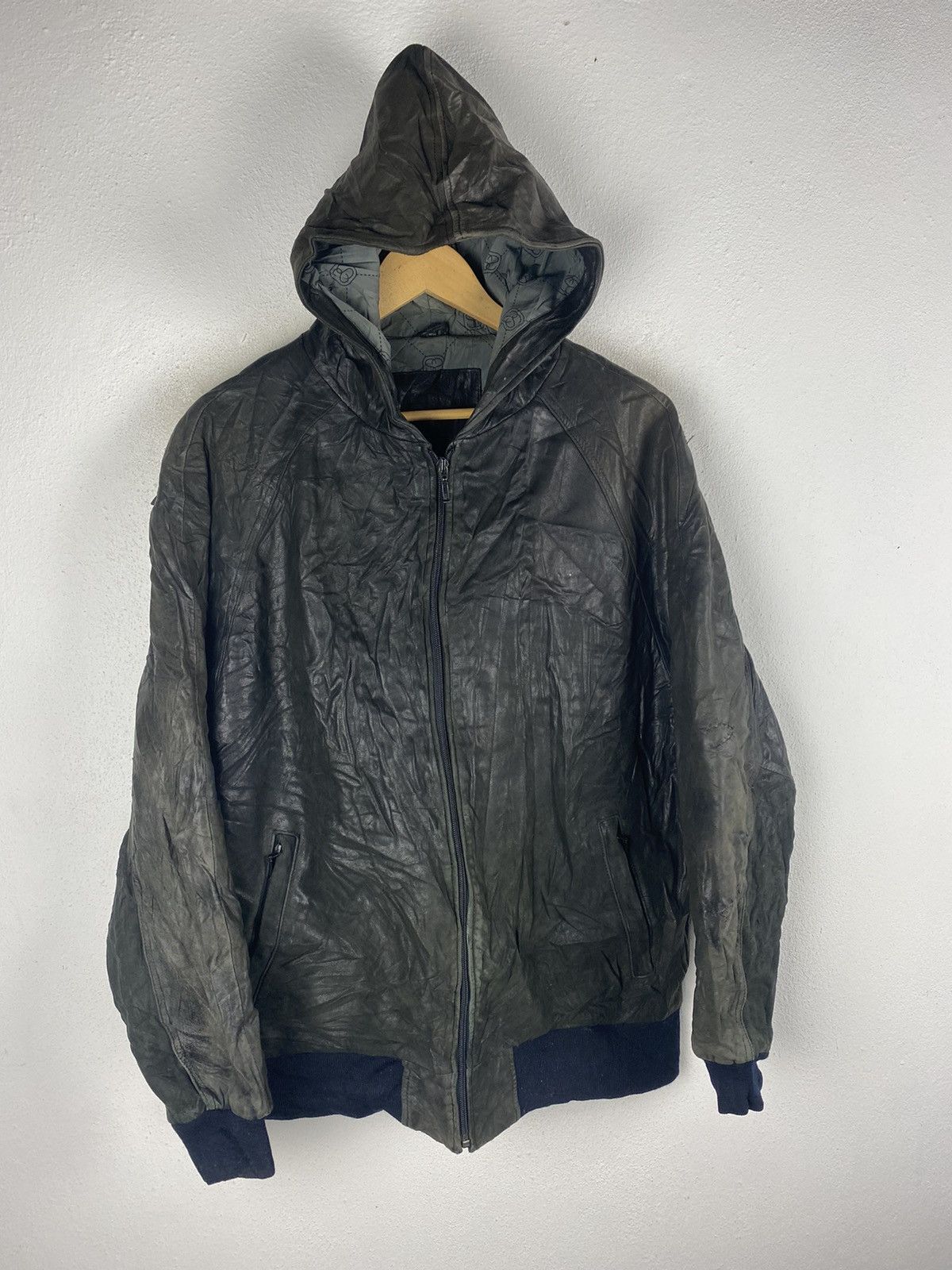 Stussy STUSSY LEATHER JACKET BIG LOGOS Size US L / EU 52-54 / 3 - 3 Thumbnail