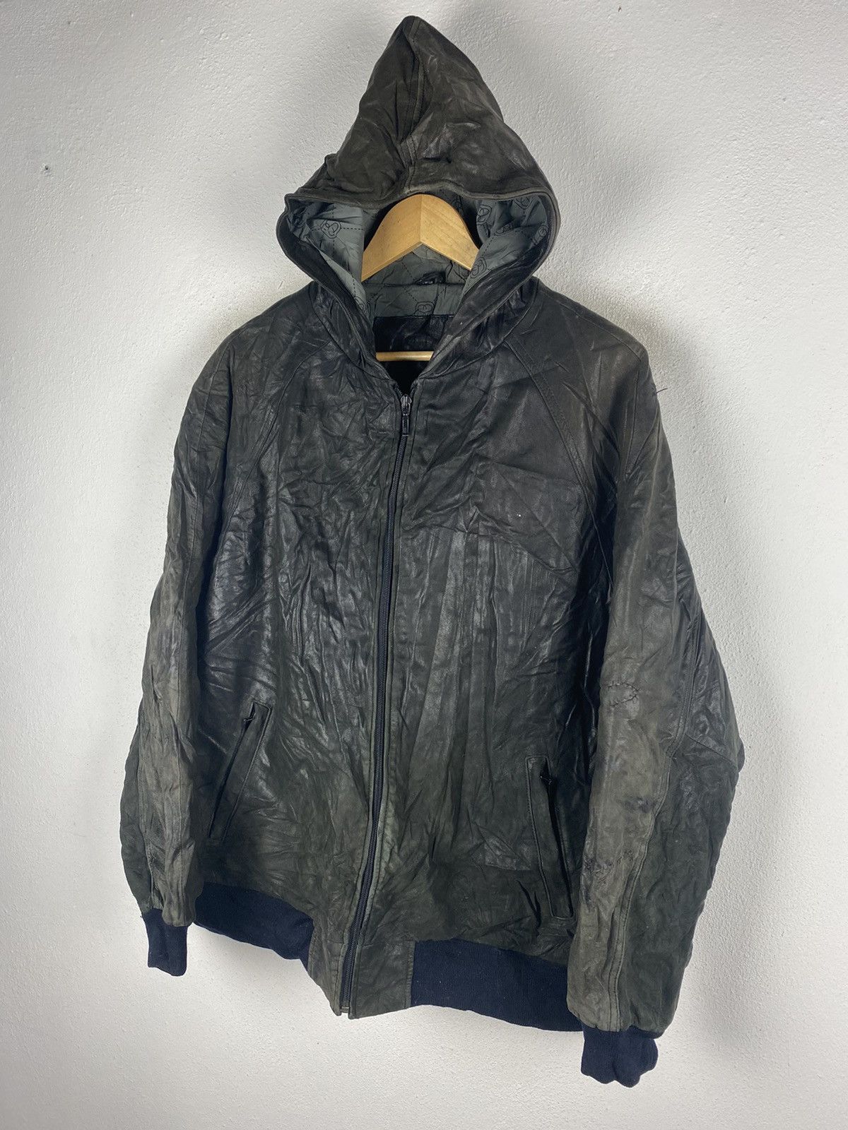 Stussy STUSSY LEATHER JACKET BIG LOGOS Size US L / EU 52-54 / 3 - 4 Thumbnail