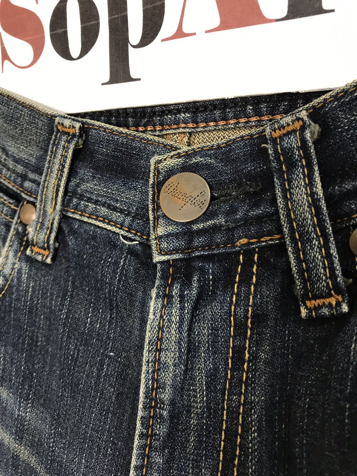 Japanese Brand × Vintage × Wrangler Vintage Wrangler Denim Jeans Style Size US 29 - 5 Thumbnail