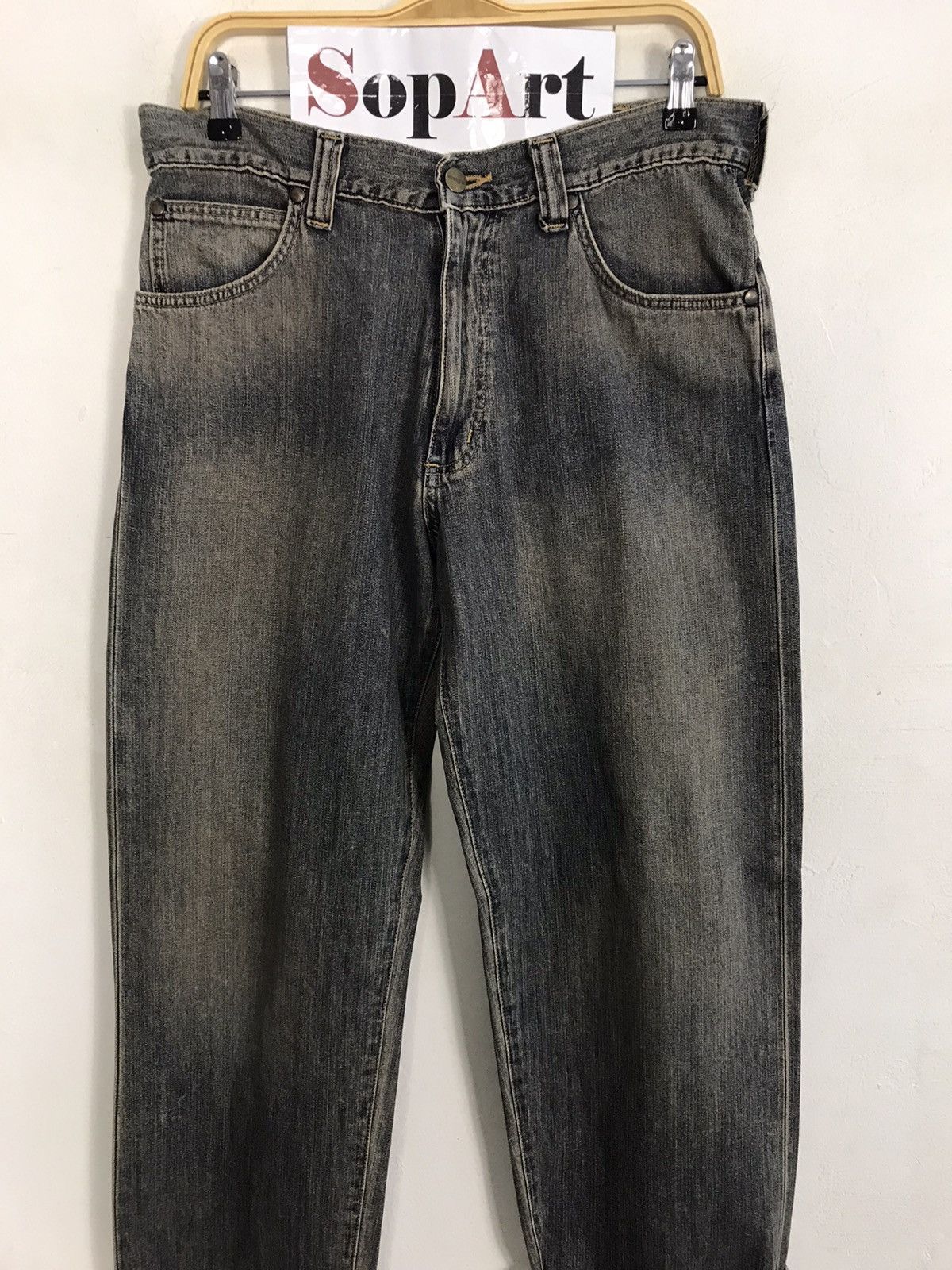 Japanese Brand × Vintage × Wrangler Vintage Wrangler Western Jeans Bucket Back Design Size US 32 / EU 48 - 3 Thumbnail