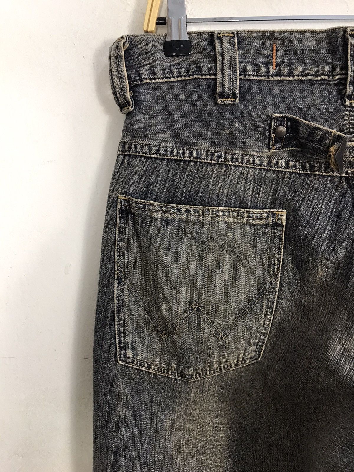 Japanese Brand × Vintage × Wrangler Vintage Wrangler Western Jeans Bucket Back Design Size US 32 / EU 48 - 14 Thumbnail