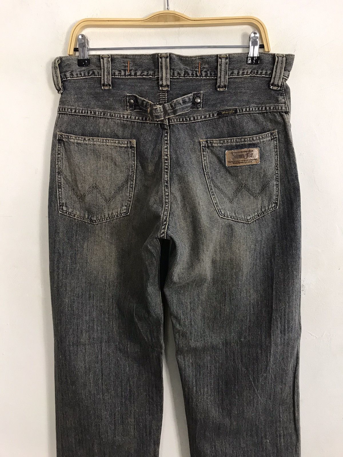Japanese Brand × Vintage × Wrangler Vintage Wrangler Western Jeans Bucket Back Design Size US 32 / EU 48 - 11 Thumbnail