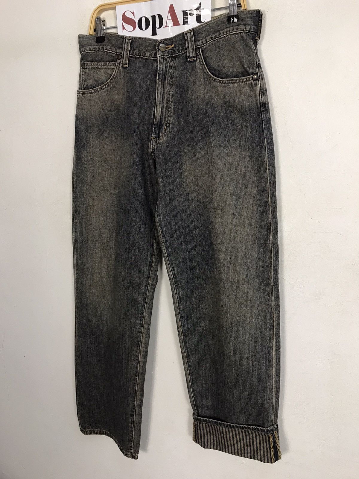 Japanese Brand × Vintage × Wrangler Vintage Wrangler Western Jeans Bucket Back Design Size US 32 / EU 48 - 4 Thumbnail