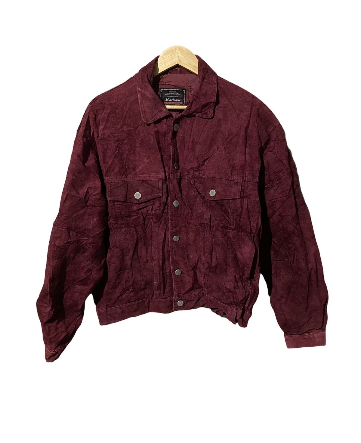 Leather 🔥SALE🔥MACHOPE TRUCKER SUEDE LEATHER JACKET Size US L / EU 52-54 / 3 - 1 Thumbnail