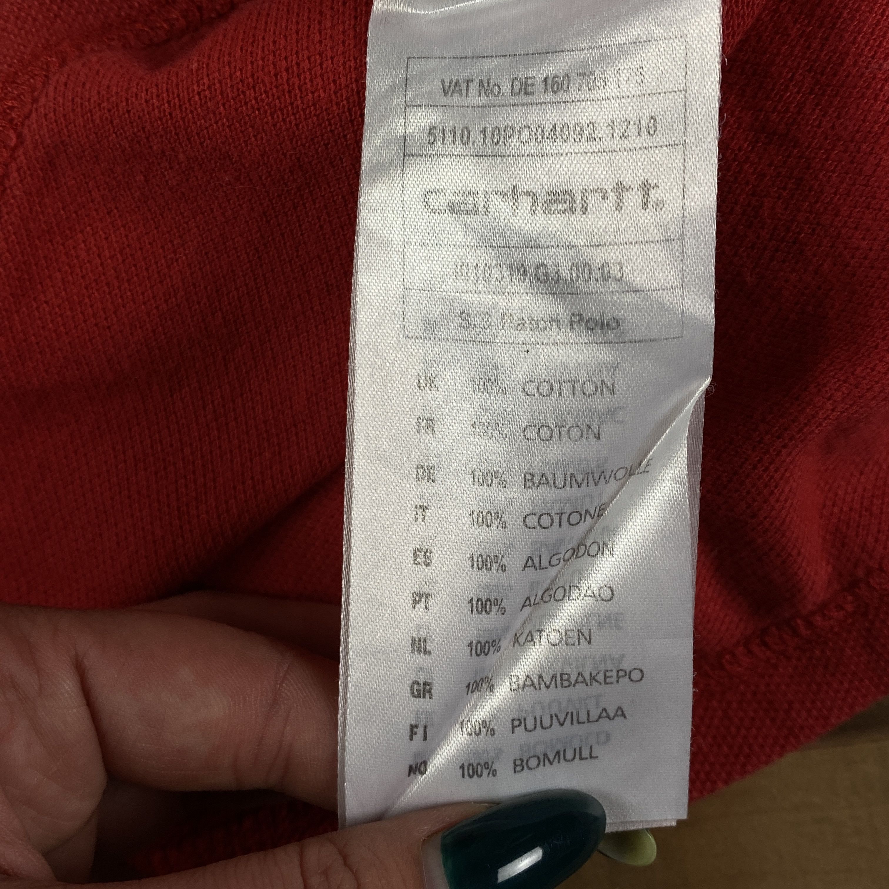 Carhartt × Carhartt Wip × Vintage Men’s Polo T-Shirt Carhartt Vintage Size S Size US S / EU 44-46 / 1 - 6 Thumbnail