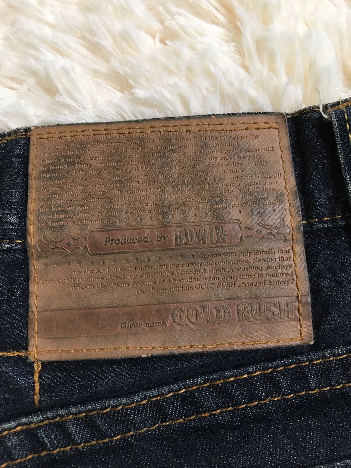 Edwin × Japanese Brand Vintage Gold Rush By Edwin Indigo Denim Style Size US 32 / EU 48 - 11 Thumbnail