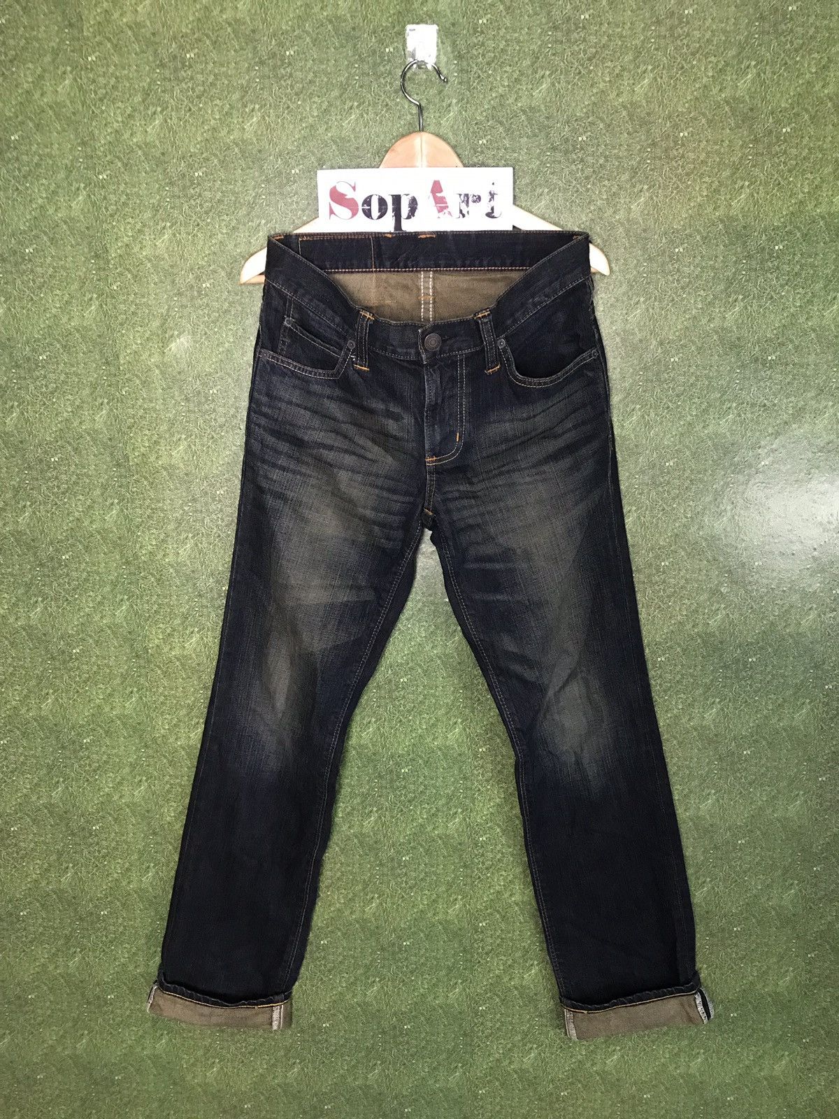 Edwin × Japanese Brand Vintage Gold Rush By Edwin Indigo Denim Style Size US 32 / EU 48 - 1 Thumbnail