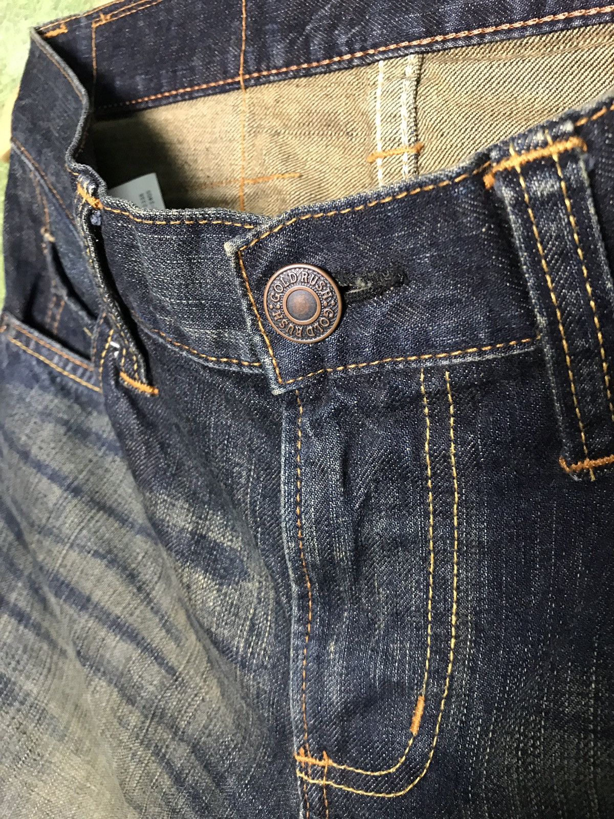 Edwin × Japanese Brand Vintage Gold Rush By Edwin Indigo Denim Style Size US 32 / EU 48 - 3 Thumbnail