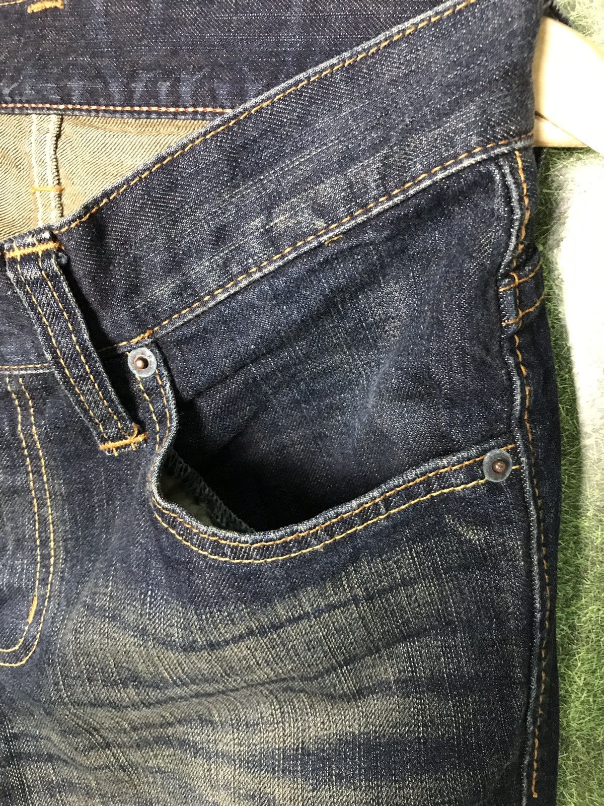 Edwin × Japanese Brand Vintage Gold Rush By Edwin Indigo Denim Style Size US 32 / EU 48 - 5 Thumbnail