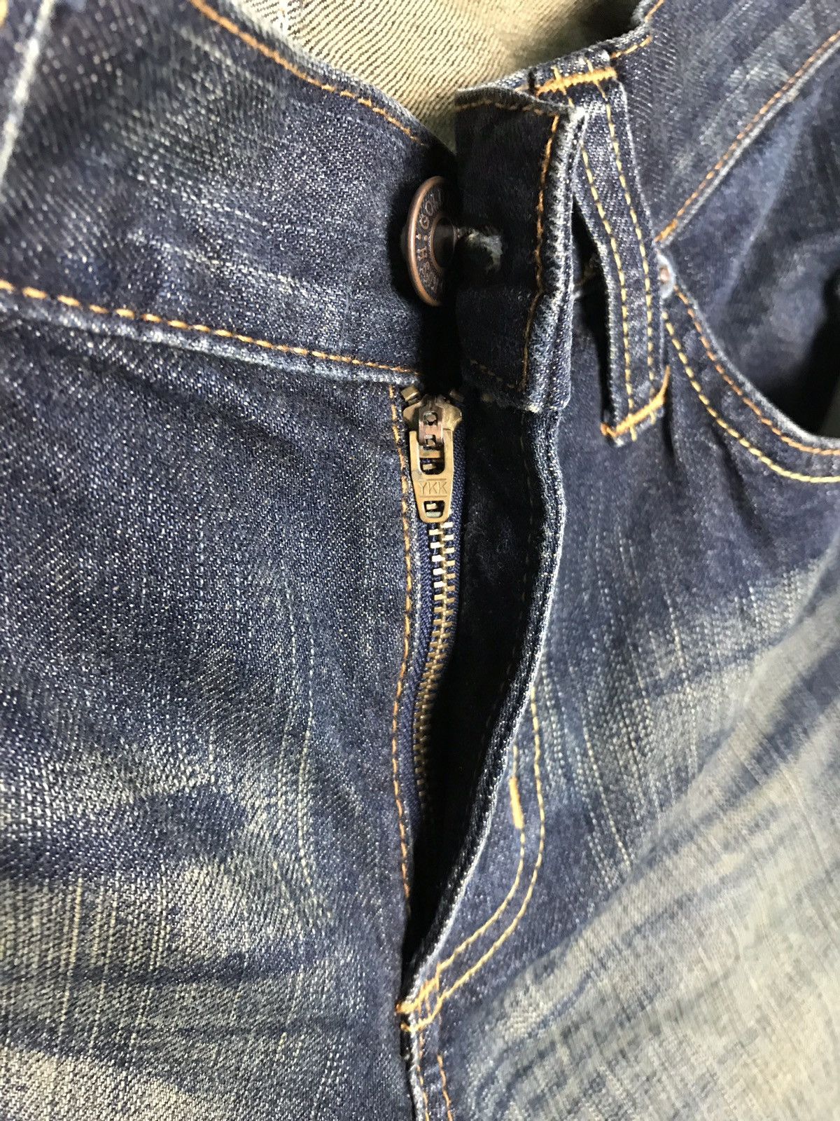 Edwin × Japanese Brand Vintage Gold Rush By Edwin Indigo Denim Style Size US 32 / EU 48 - 6 Thumbnail