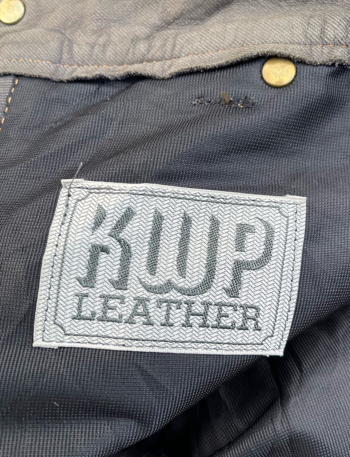 Japanese Brand 🔥Vintage Explorer Jeans Japan Custom Punk Leather Pants Size US 33 - 16 Thumbnail