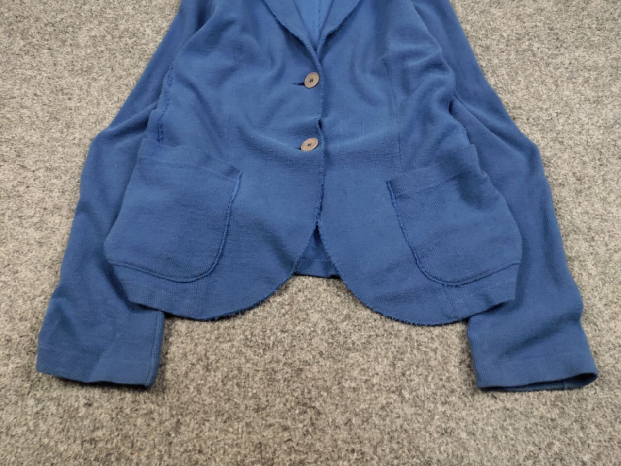 Harris Wharf London Harris Wharf London Design Blue Cotton / Linen Women Blazer Size M / US 6-8 / IT 42-44 - 9 Thumbnail