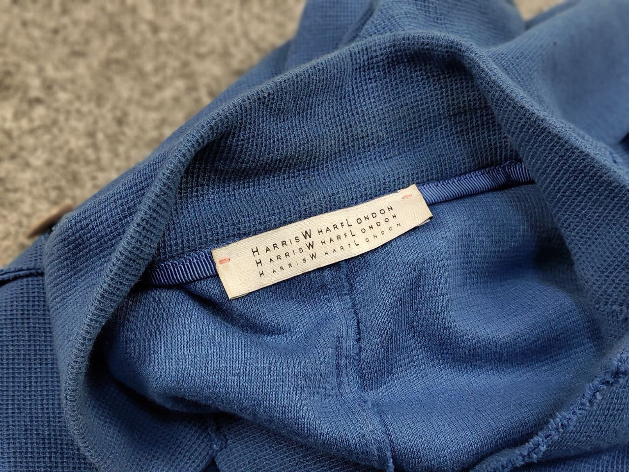 Harris Wharf London Harris Wharf London Design Blue Cotton / Linen Women Blazer Size M / US 6-8 / IT 42-44 - 14 Thumbnail