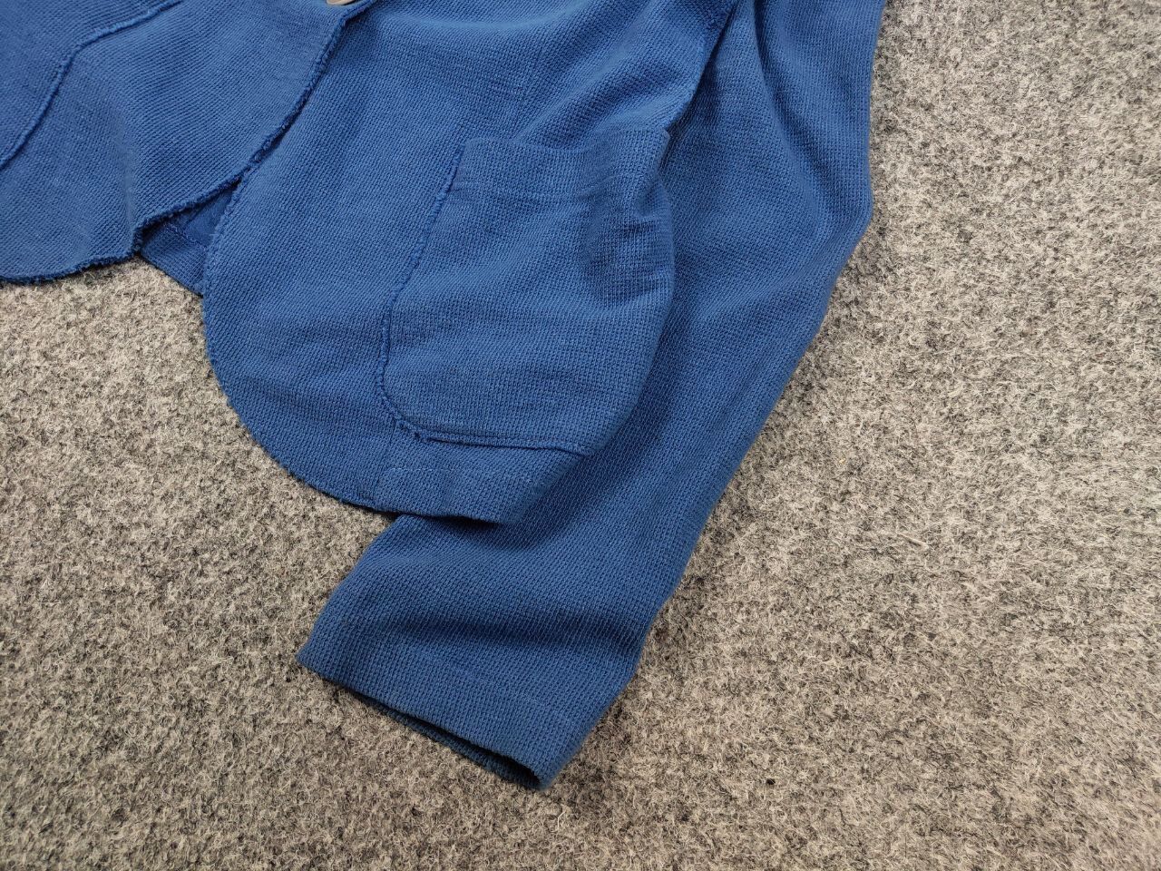 Harris Wharf London Harris Wharf London Design Blue Cotton / Linen Women Blazer Size M / US 6-8 / IT 42-44 - 5 Thumbnail