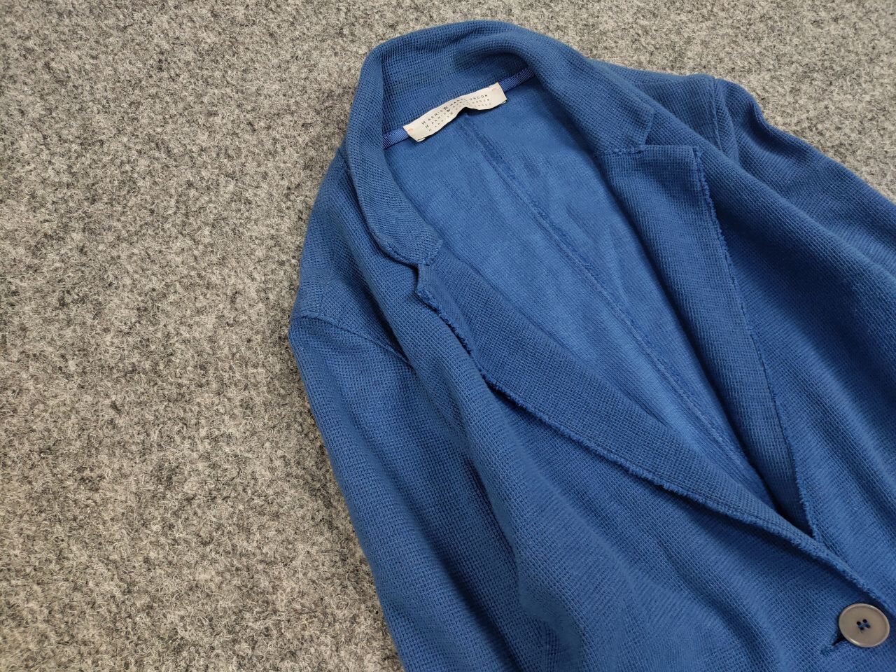 Harris Wharf London Harris Wharf London Design Blue Cotton / Linen Women Blazer Size M / US 6-8 / IT 42-44 - 7 Thumbnail