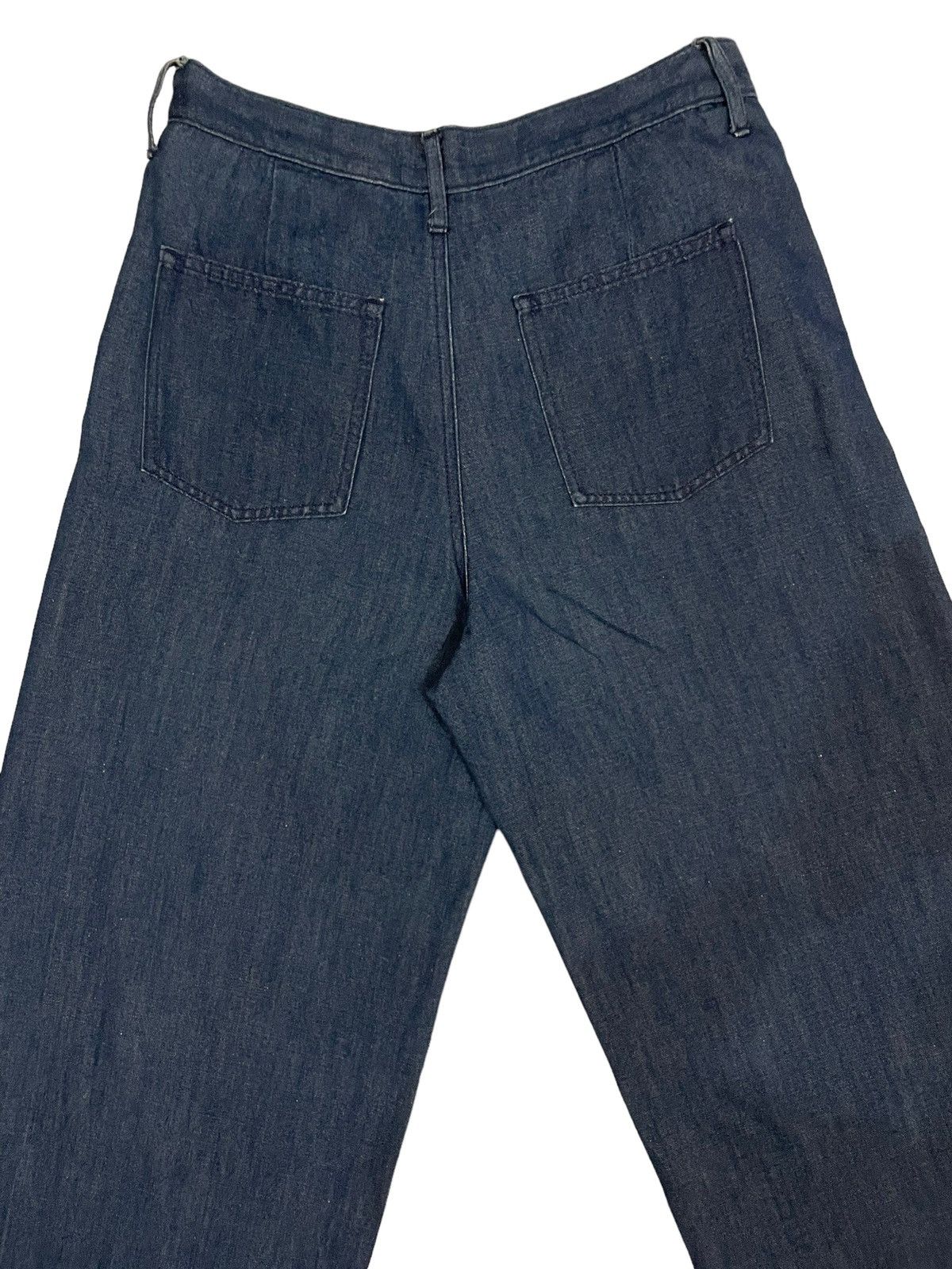 Beauty Beast × Issey Miyake × Japanese Brand Vintage PLST Wide Leg Denim Baggy Denim by Issey Miyake Size US 30 / EU 46 - 8 Thumbnail