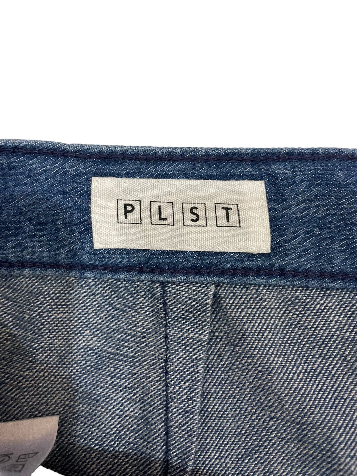 Beauty Beast × Issey Miyake × Japanese Brand Vintage PLST Wide Leg Denim Baggy Denim by Issey Miyake Size US 30 / EU 46 - 10 Thumbnail