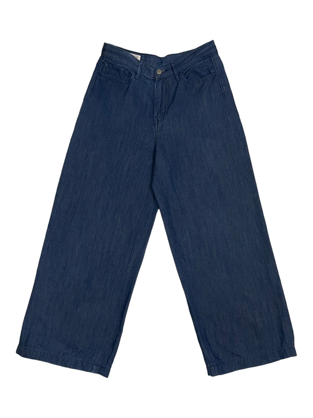 Beauty Beast × Issey Miyake × Japanese Brand Vintage PLST Wide Leg Denim Baggy Denim by Issey Miyake Size US 30 / EU 46 - 1 Thumbnail