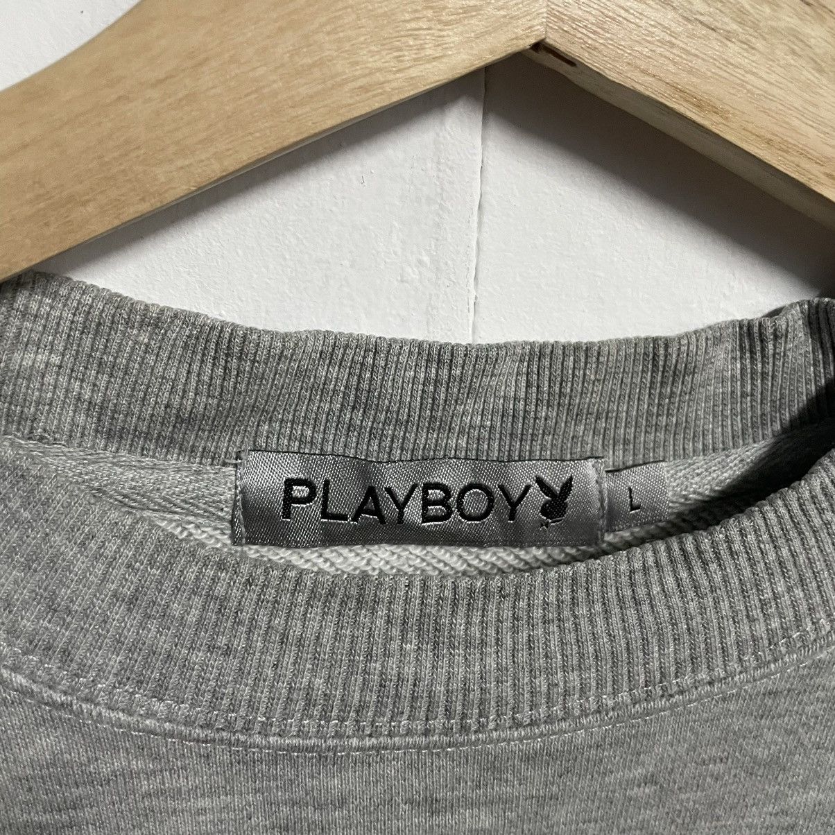 Playboy Vintage Playboy Spellout Embroidery Big Logo Sweatshirt Size US L / EU 52-54 / 3 - 5 Thumbnail