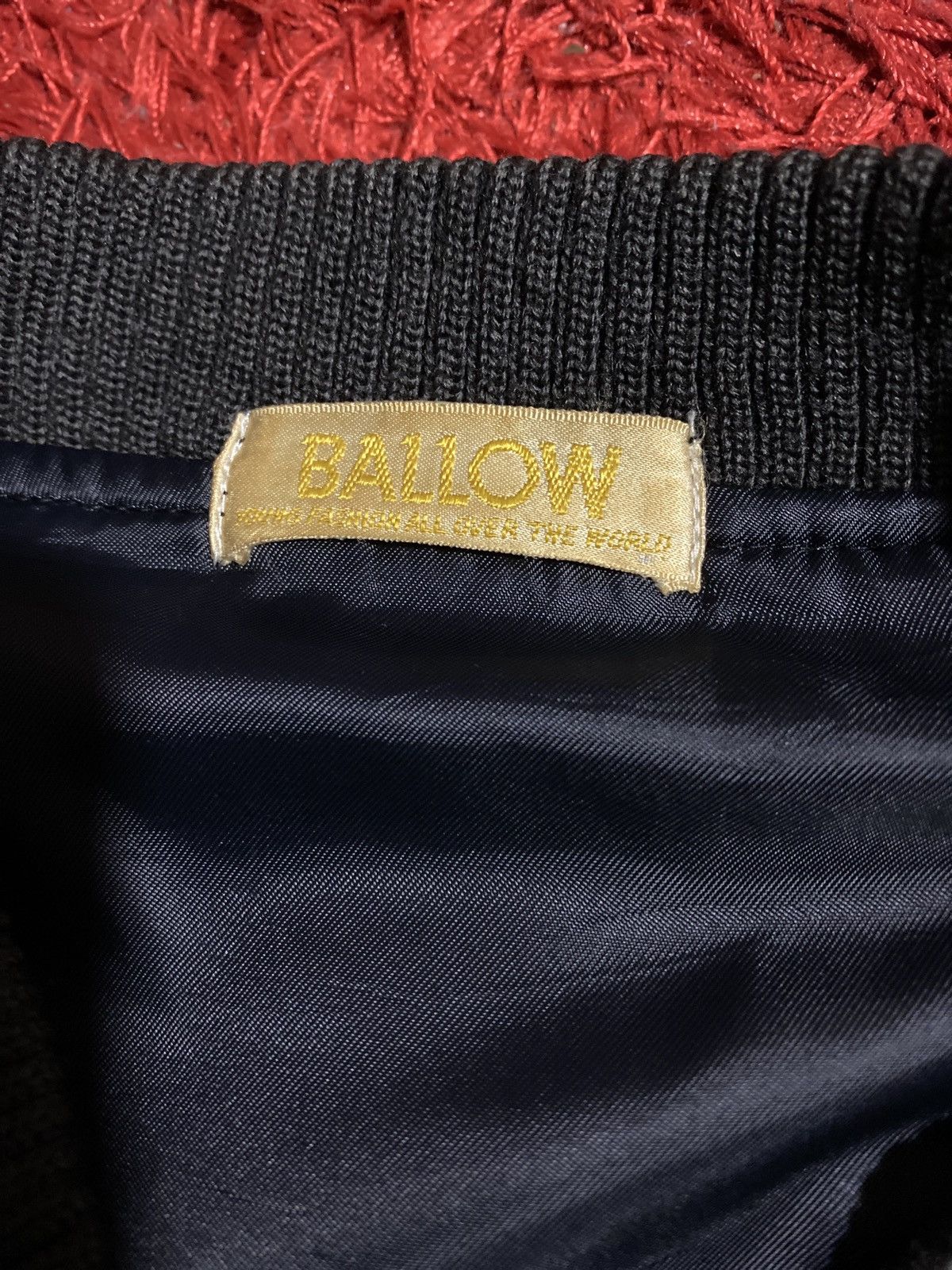 Vintage BALLOW VINTAGE BOMBER JACKET WIDE WORLD EXPRESS WOOL FABRIC Size US L / EU 52-54 / 3 - 8 Thumbnail