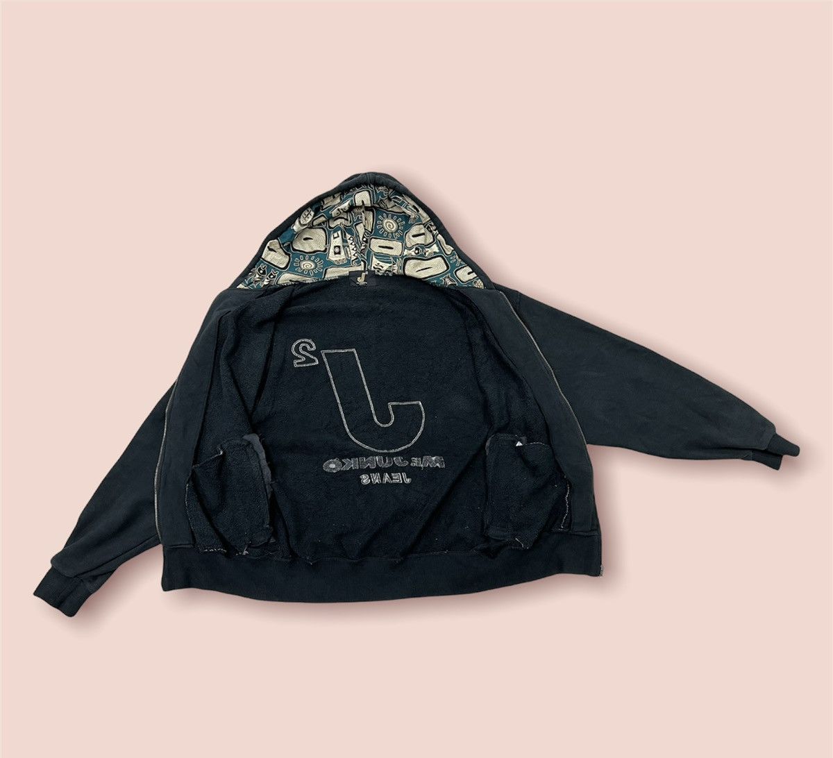 Junko Shimada × Mr. Junko × Vintage VINTAGE MR JUNKO JEANS HOODED ZIPPER SWEATSHIRT Size US M / EU 48-50 / 2 - 8 Thumbnail