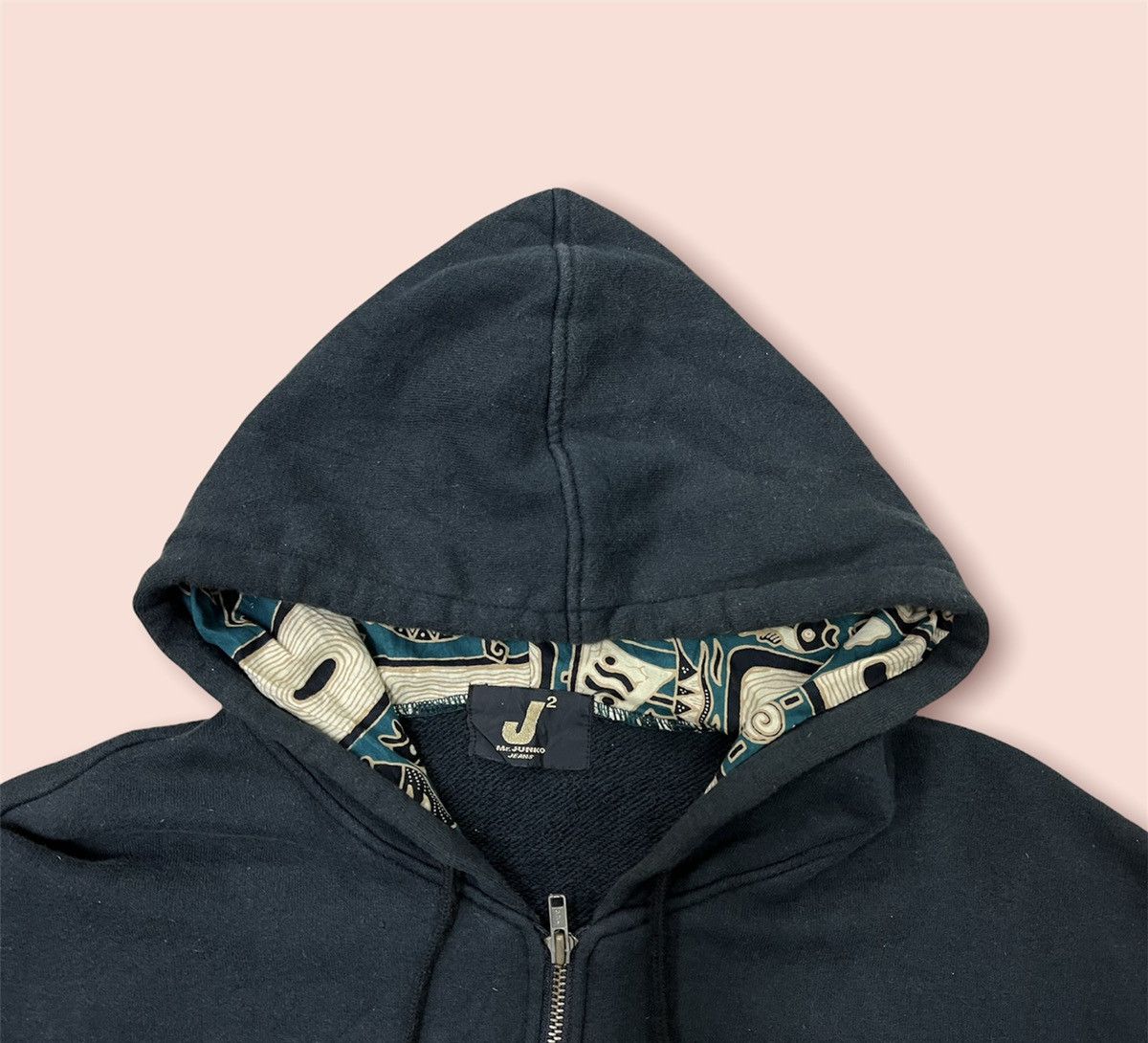 Junko Shimada × Mr. Junko × Vintage VINTAGE MR JUNKO JEANS HOODED ZIPPER SWEATSHIRT Size US M / EU 48-50 / 2 - 6 Thumbnail