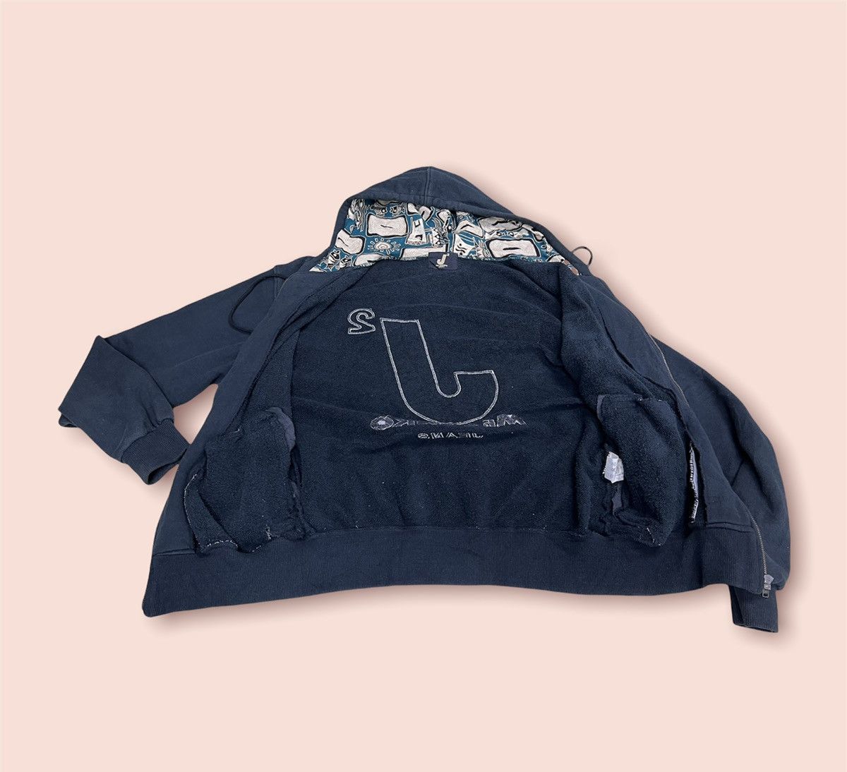 Junko Shimada × Mr. Junko × Vintage VINTAGE MR JUNKO JEANS HOODED ZIPPER SWEATSHIRT Size US M / EU 48-50 / 2 - 9 Thumbnail