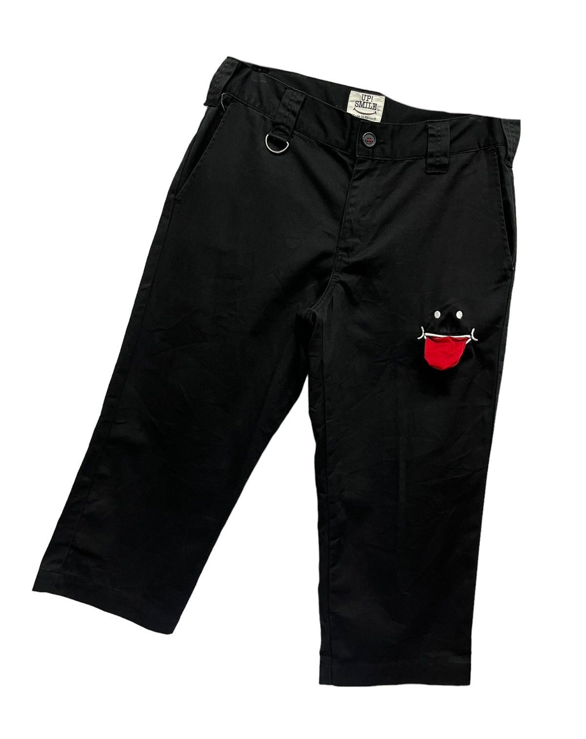 Japanese Brand FUN DOPE😛UP! SMILE MADE IN SMILE 3D Tongue 3 Quarter Shorts Size US 31 - 5 Thumbnail