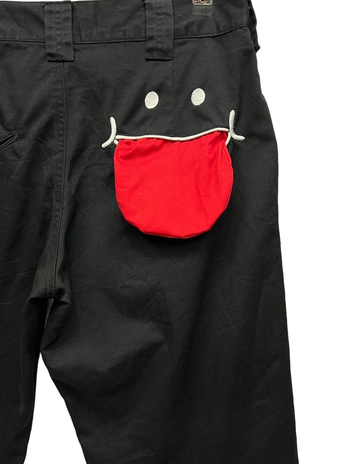 Japanese Brand FUN DOPE😛UP! SMILE MADE IN SMILE 3D Tongue 3 Quarter Shorts Size US 31 - 3 Thumbnail