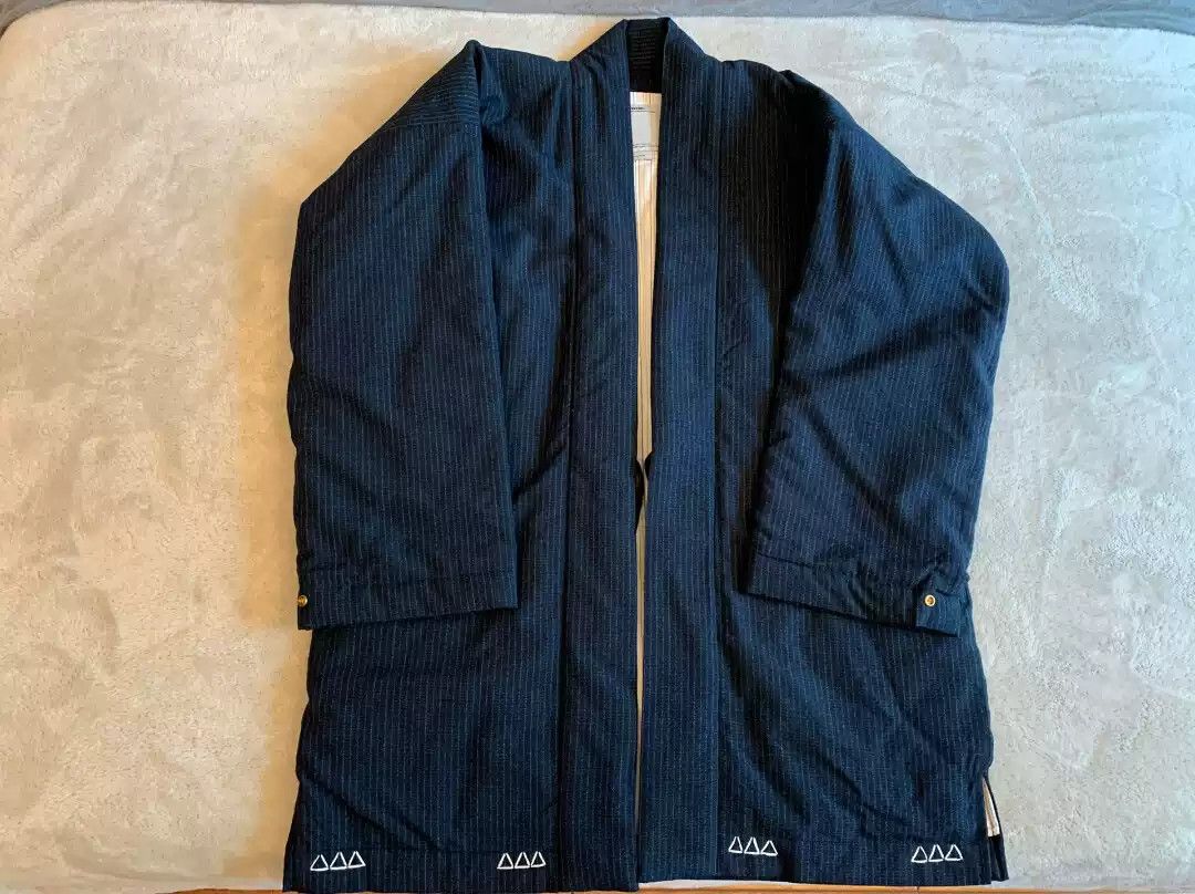 image of Visvim 16Aw Sanjuro Kimono in Blue, Men's (Size Large)
