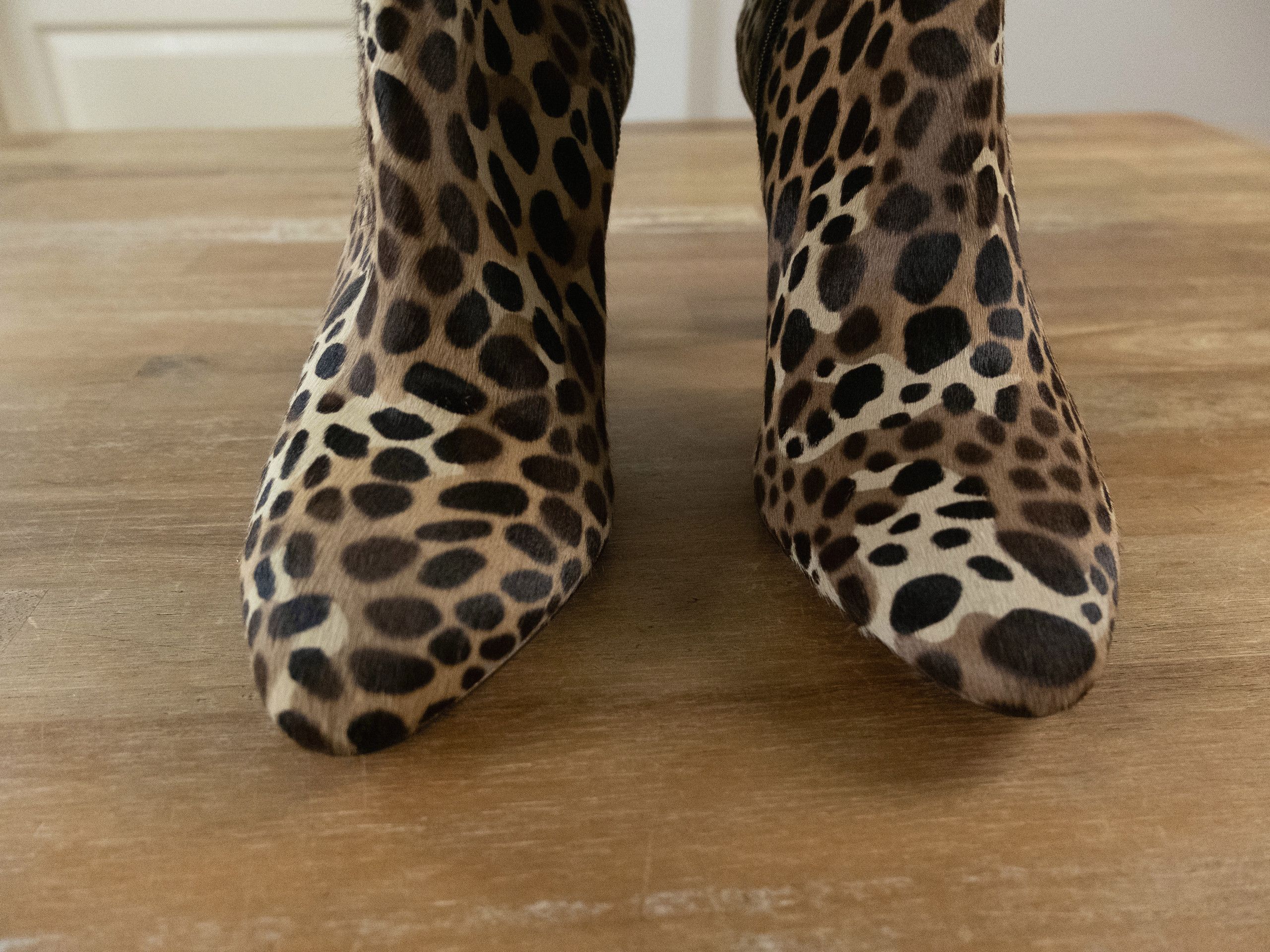 Christian Louboutin CHRISTIAN LOUBOUTIN So Eleonor pony hair leopard boots 37.5 Size US 7.5 / IT 37.5 - 4 Thumbnail